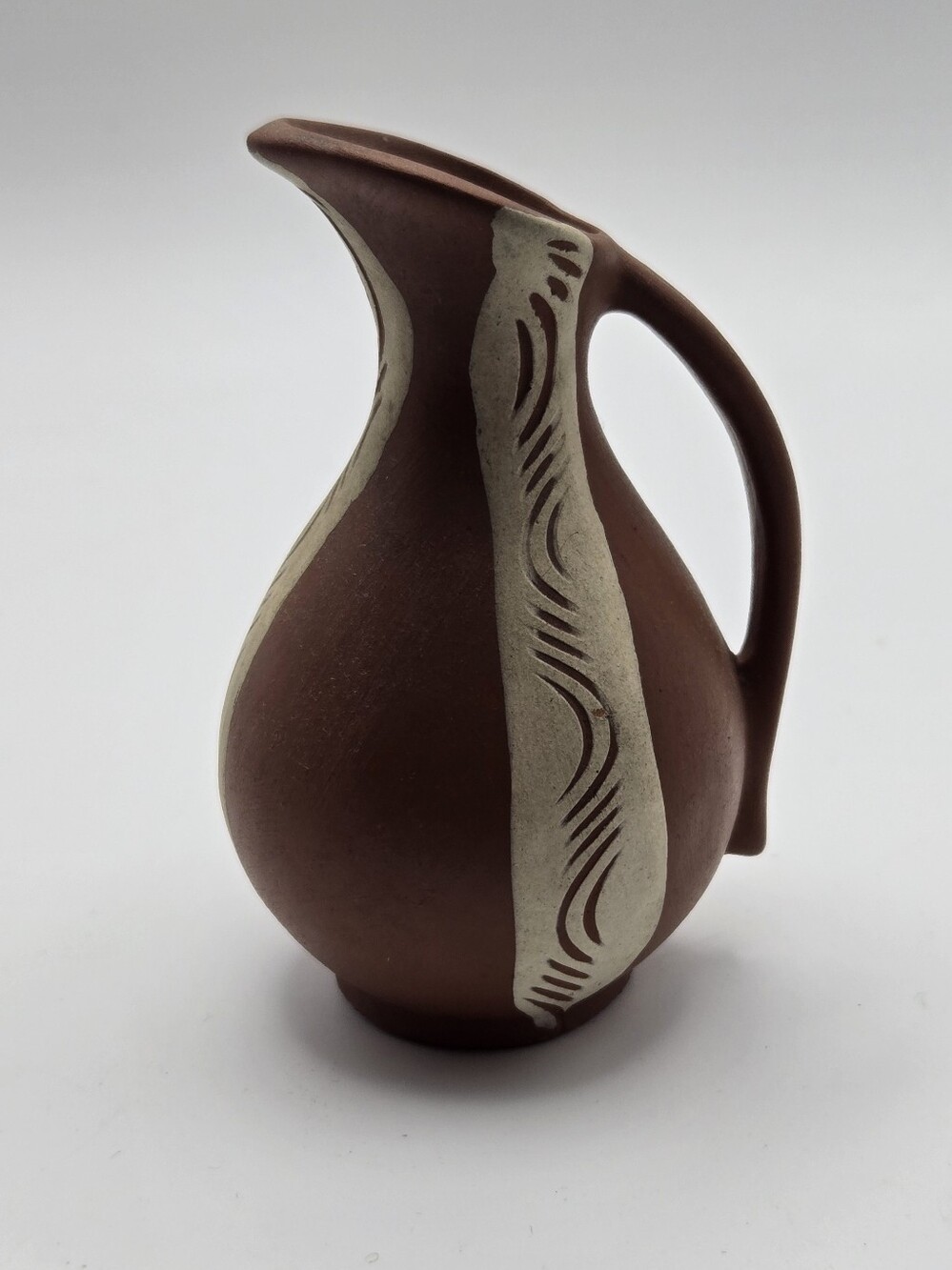 Vintage West Germany Mini Vase Pottery Marked 303 8 On The Bottom Appx 3.5in